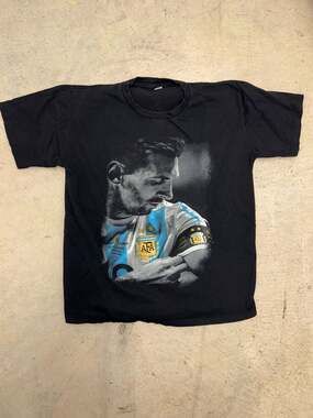 Lionel Messi Argentina 2021 Copa America Semifinal Tribute Graphic T-Shirt